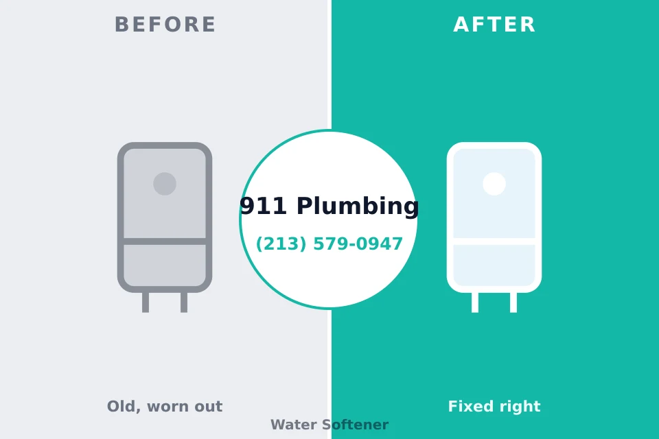 Before and after: plumbing company St. George, KS